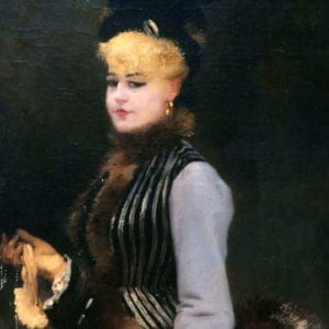 Ernest-Ange Duez’s “Splendeur,” displayed at the Salon of 1874