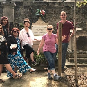 Courtesans of Paris tour—in the cemetery!