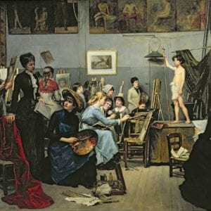 Marie Baltshirtseff: In The Studio