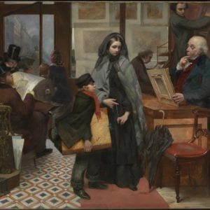 Seen at the Tate: Nameless & Friendless by Emily Mary Osborn 1857