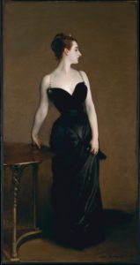 Scandals and Secrets, example Sargent's Madame X after repainting